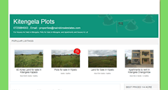 Desktop Screenshot of kitengelaplots.com